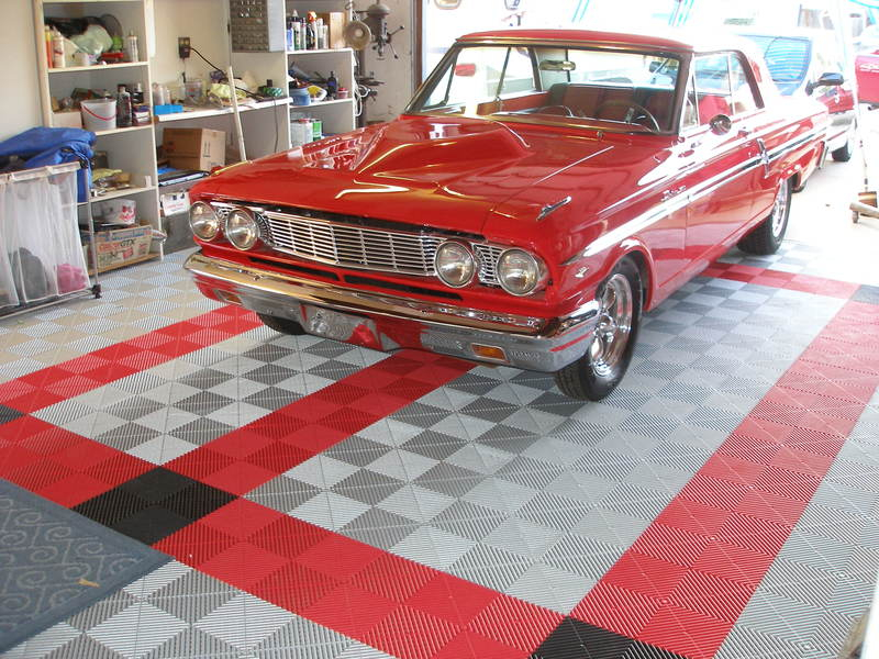 Ribtrax Garage Tile Flooring